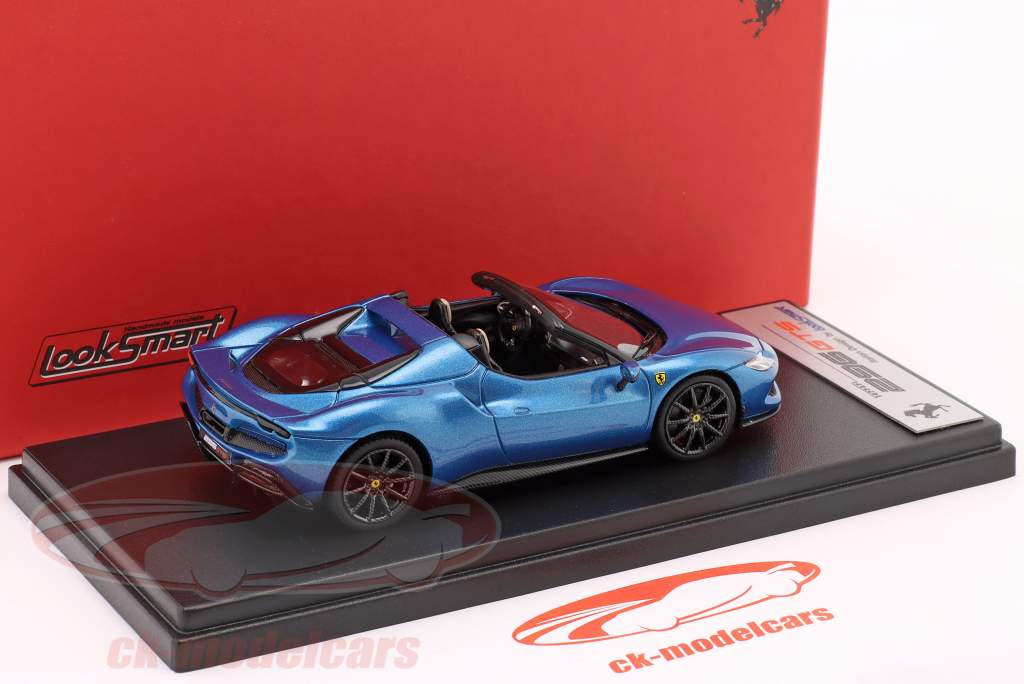 Ferrari 296 GTS Assetto Fiorano Année de construction 2022 corsa bleu 1:43 LookSmart