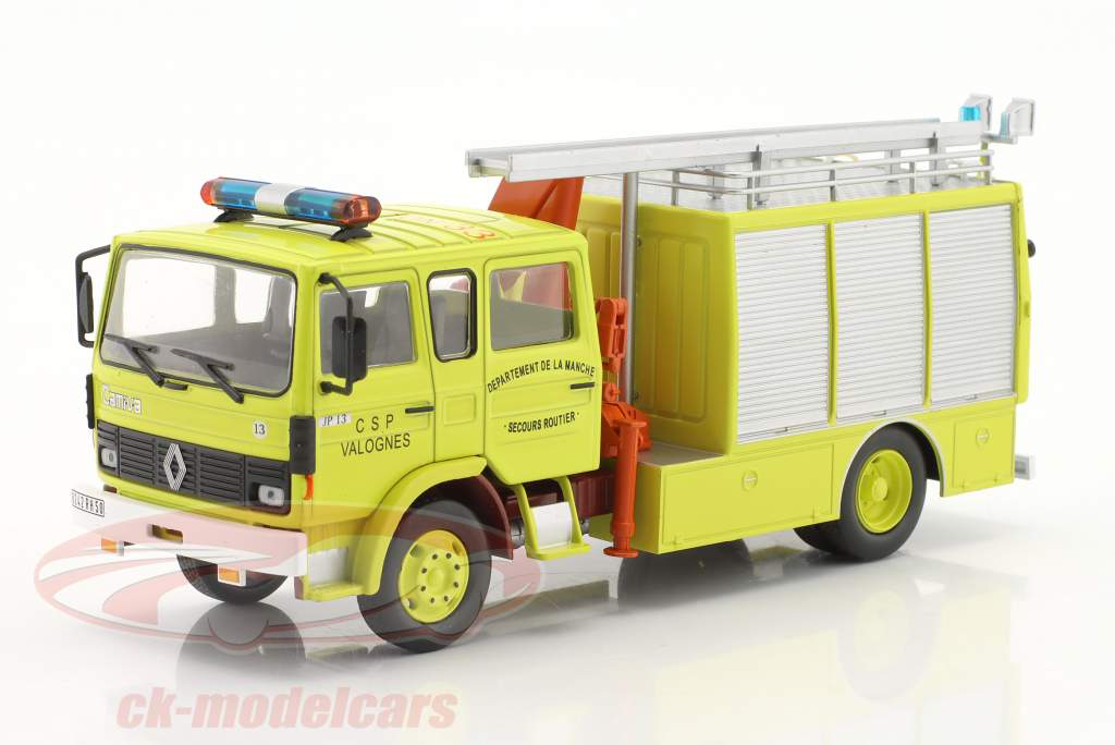 Renault JP13 pompiers sauvetage routier jaune 1:43 Altaya