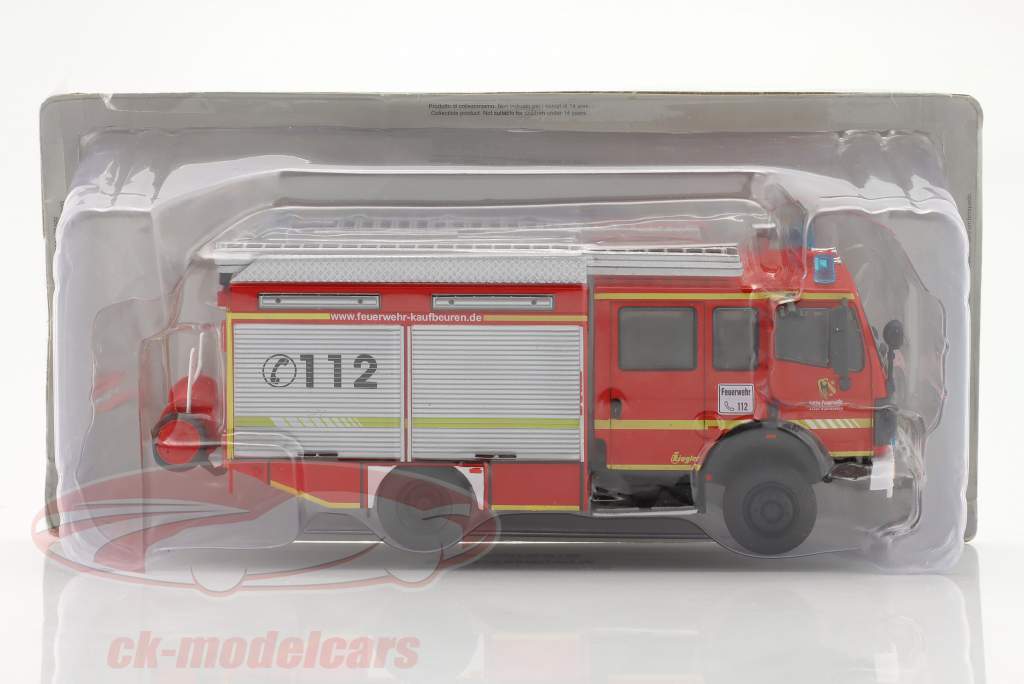Mercedes-Benz SK 1224 LF 16/12 Ziegler fire department Kaufbeuren 1:43 Altaya