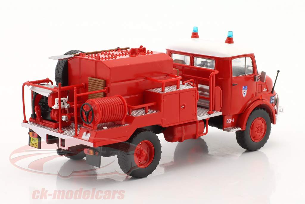 Mercedes-Benz LAF 911 Brandvæsen tankvogn rød 1:43 Altaya