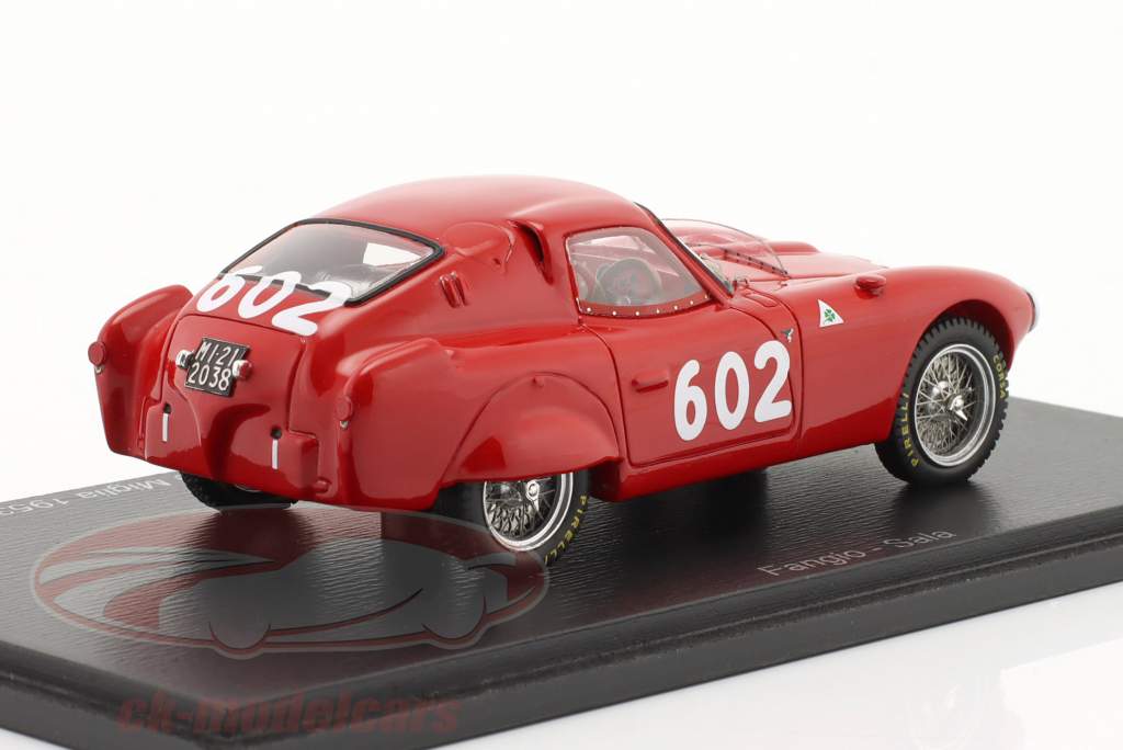 Alfa Romeo 6C #602 2 Mille Miglia 1953 Fangio, Sala 1:43 Spark
