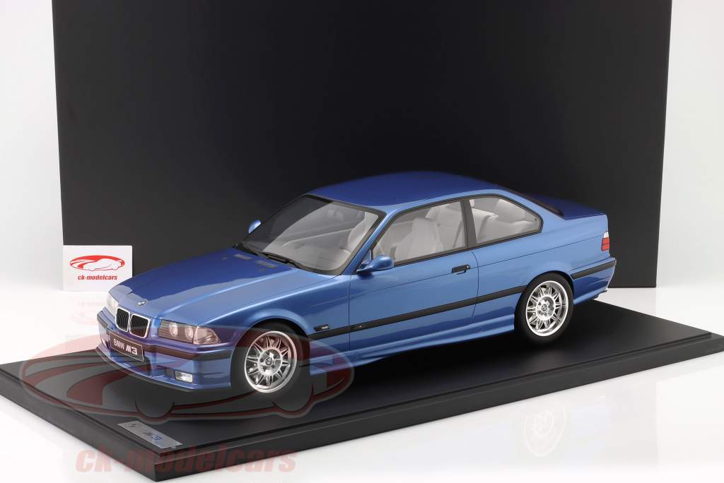 BMW M3 (E36) 3.2L Coupe Año de construcción 1995 Estoril azul 1:8 GT-Spirit