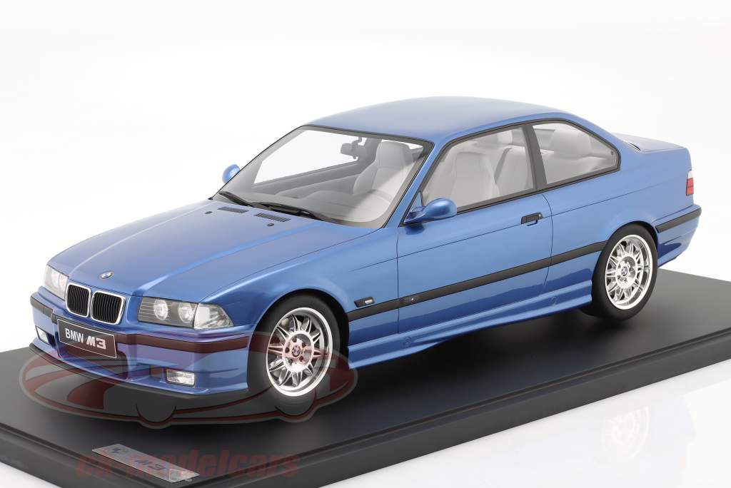 BMW M3 (E36) 3.2L Coupe Année de construction 1995 Estoril bleu 1:8 GT-Spirit