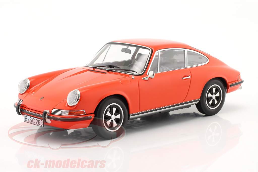 Porsche 911 (modello originale) Anno di costruzione 1969 arancia 1:18 Norev