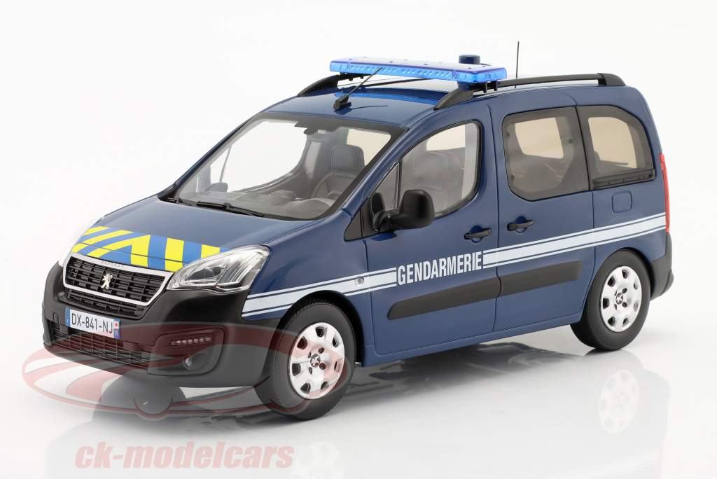 Peugeot Partner Gendarmerie politi Frankrig Byggeår 2016 1:18 Norev
