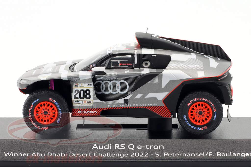 Audi RS Q e-tron #208 vinder Abu Dhabi Desert Challenge 2022 1:43 Spark