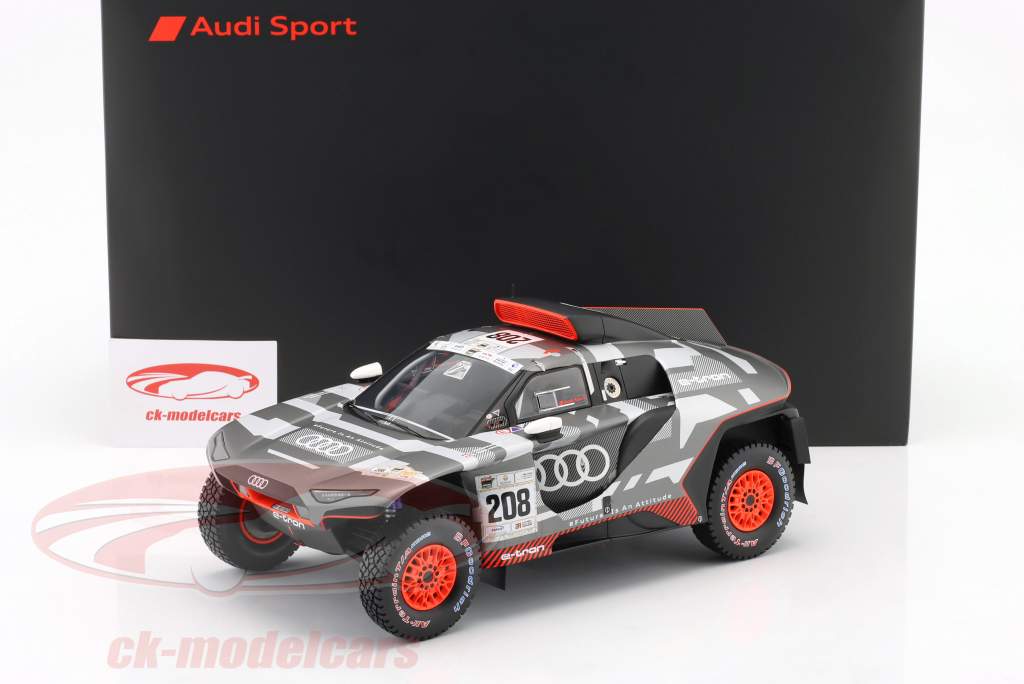Audi RS Q e-tron #208 ganhador Abu Dhabi Desert Challenge 2022 1:18 Spark
