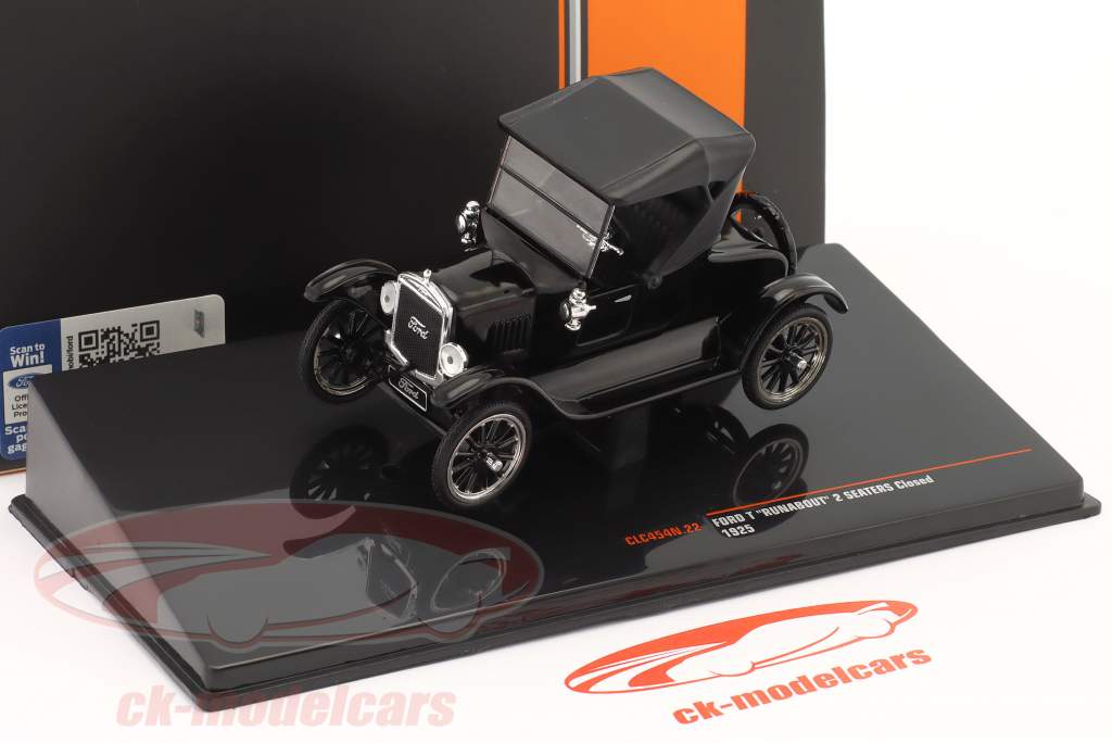 Ford T Runabout year 1925 black 1:43 Ixo