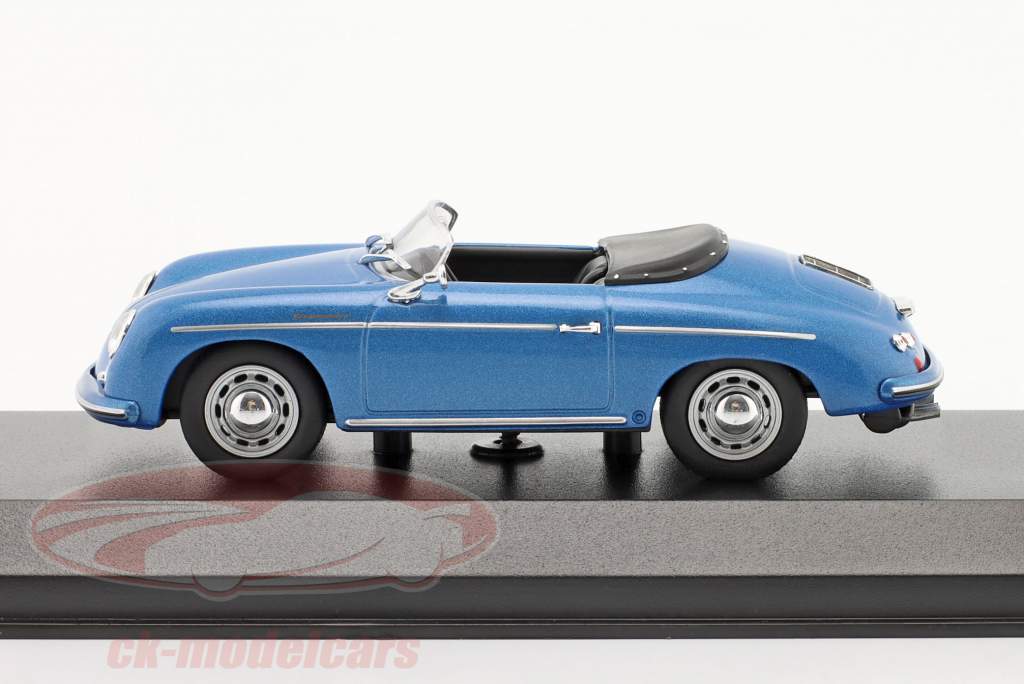 Porsche 356 A Speedster Año de construcción 1956 azul metálico 1:43 Minichamps