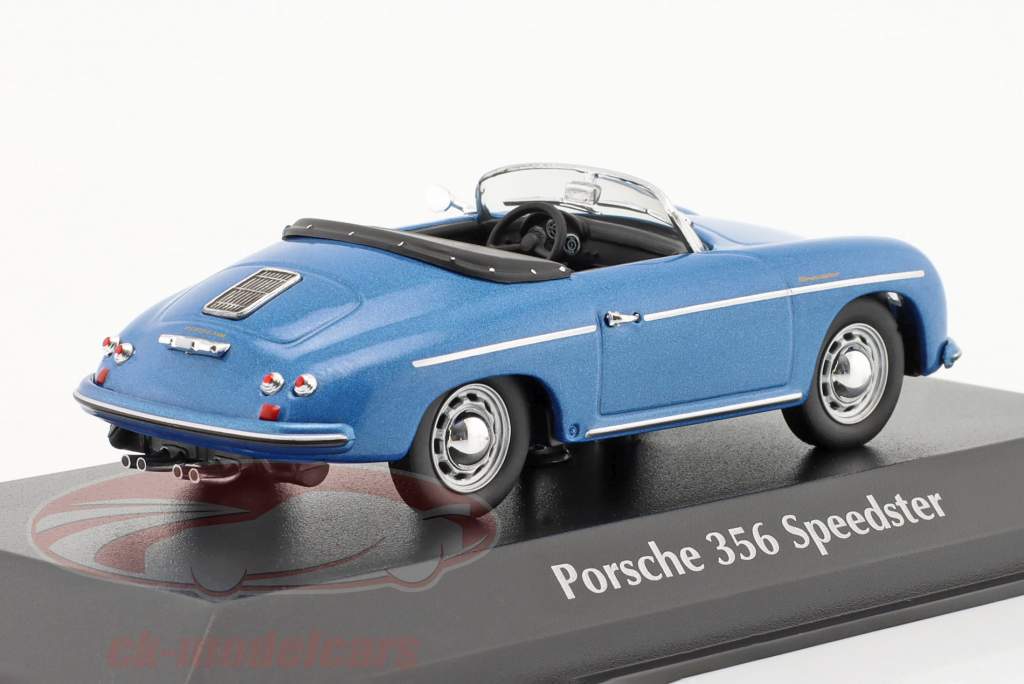 Porsche 356 A Speedster 建设年份 1956 蓝色的 金属的 1:43 Minichamps