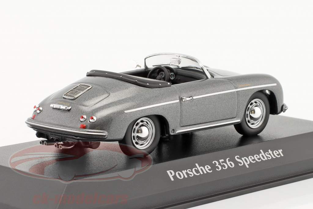Porsche 356 A Speedster Année de construction 1956 Gris métallique 1:43 Minichamps