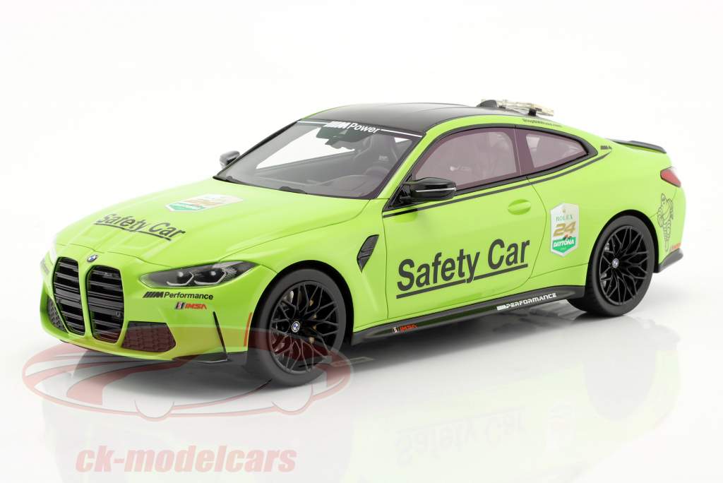 BMW M4 Safety Car 24h Daytona 2022 grøn 1:18 TrueScale