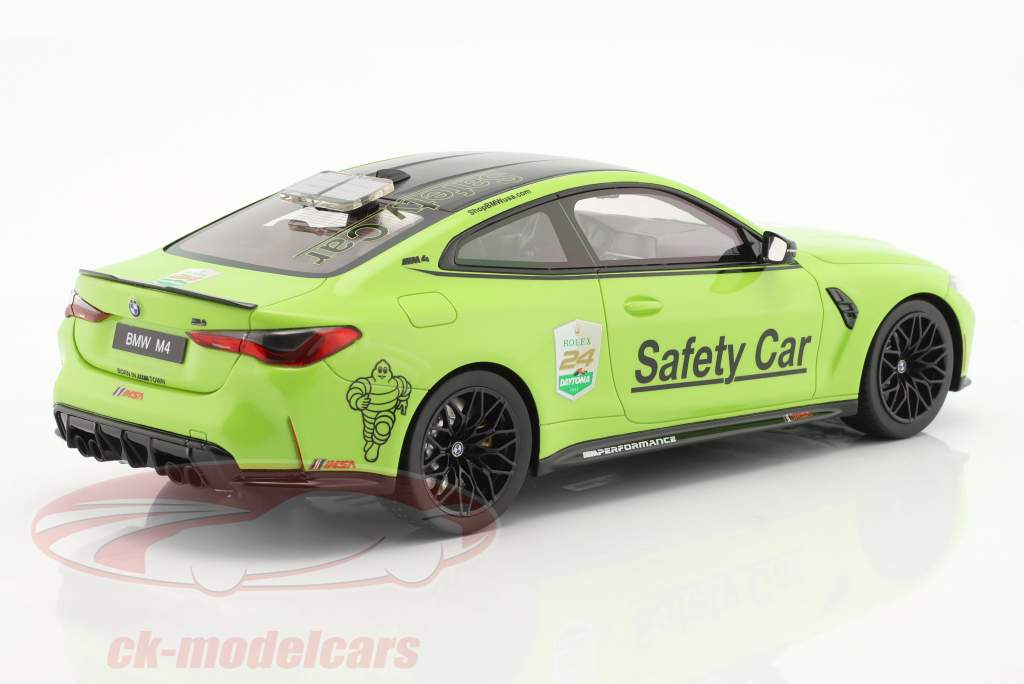BMW M4 Safety Car 24h Daytona 2022 vert 1:18 TrueScale