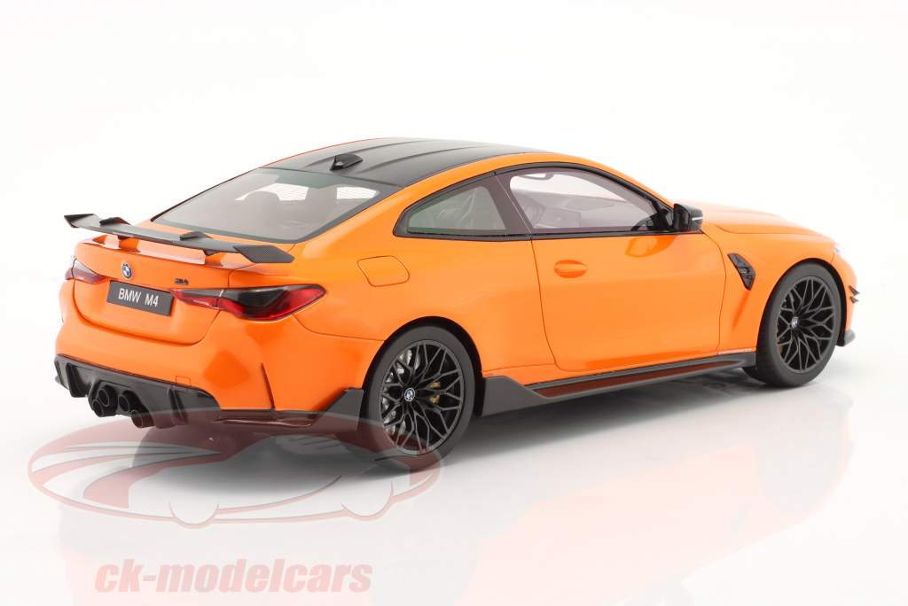 BMW M4 M-Performance (G82) year 2021 fire orange 1:18 TrueScale
