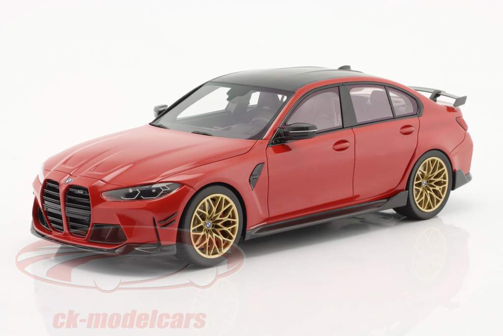BMW M3 M-Performance (G80) Baujahr 2021 Toronto rot metallic 1:18 TrueScale