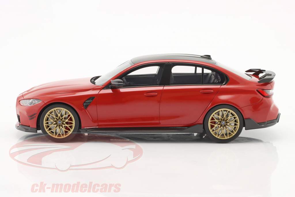 BMW M3 M-Performance (G80) Baujahr 2021 Toronto rot metallic 1:18 TrueScale
