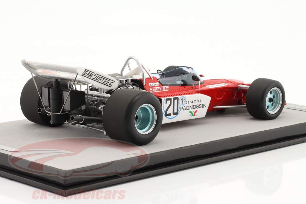 Andre de Adamich Surtees TS9 #20 argentinsk GP formel 1 1972 1:18 Tecnomodel