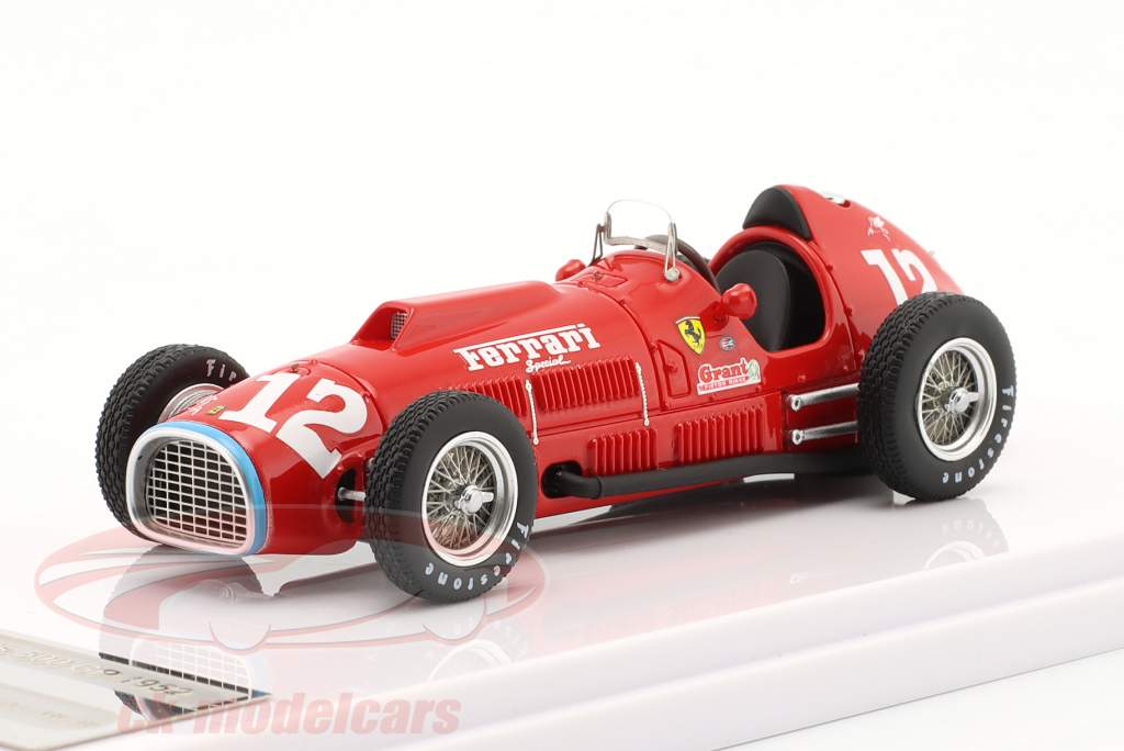Alberto Ascari Ferrari 375 #12 Indy500 formel 1 Verdensmester 1952 1:43 Tecnomodel