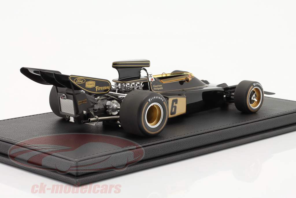 E. Fittipaldi Lotus 72D #6 vinder italiensk GP formel 1 Verdensmester 1972 1:18 GP Replicas