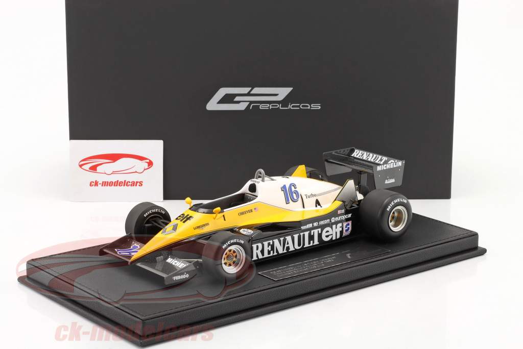 Eddie Cheever Renault RE40 #16 第三名 法语 GP 公式 1 1983 1:18 GP Replicas