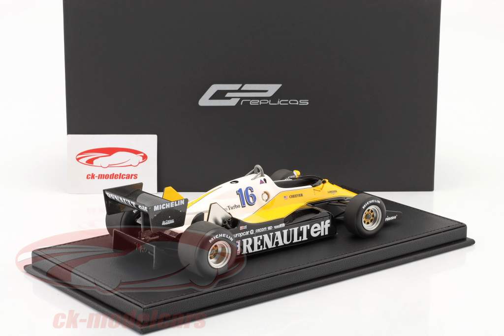 Eddie Cheever Renault RE40 #16 3º Francês GP Fórmula 1 1983 1:18 GP Replicas