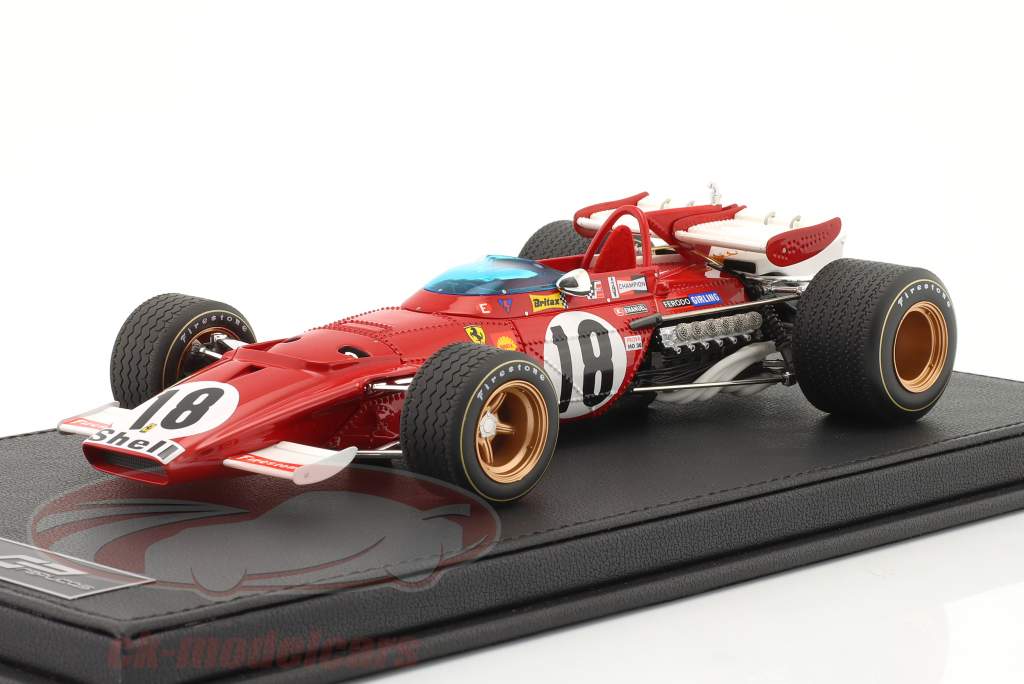 Jacky Ickx Ferrari 312B #18 gagnant canadien GP formule 1 1970 1:18 GP Replicas