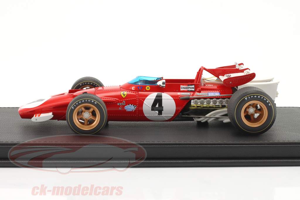 Clay Regazzoni Ferrari 312B #4 2e Mexicaans GP formule 1 1970 1:18 GP Replicas