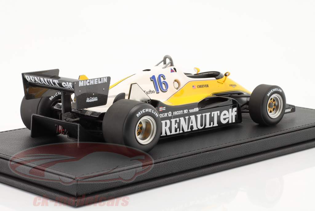 Eddie Cheever Renault RE40 #16 3rd French GP formula 1 1983 1:18 GP Replicas
