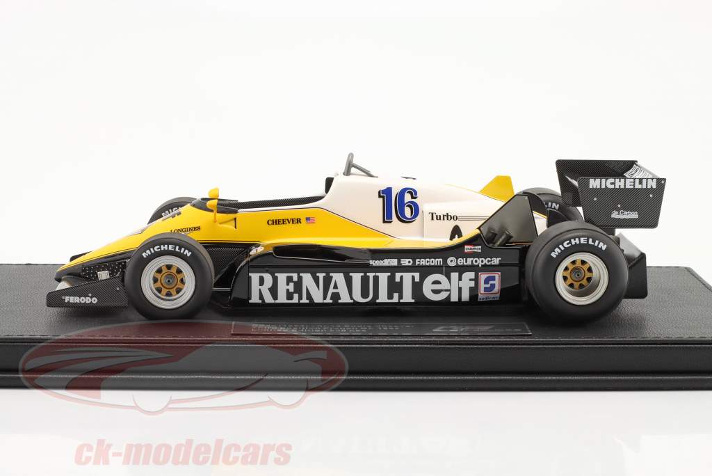 Eddie Cheever Renault RE40 #16 3-й Французский GP формула 1 1983 1:18 GP Replicas