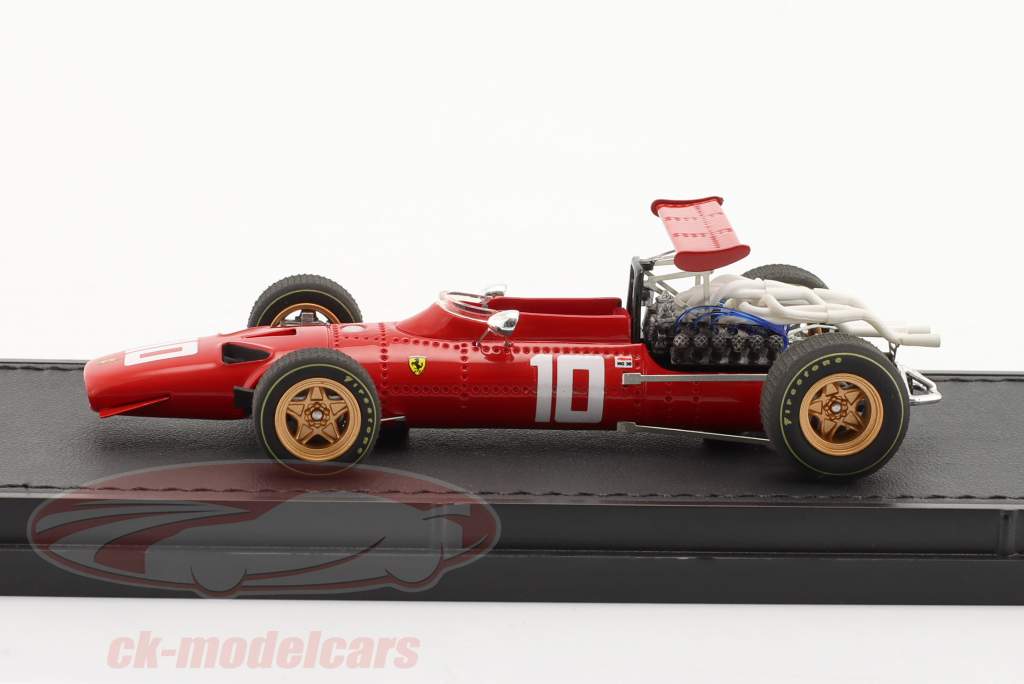 Jacky Ickx Ferrari 312 #10 第四名 荷兰语 GP 公式 1 1968 1:43 GP Replicas