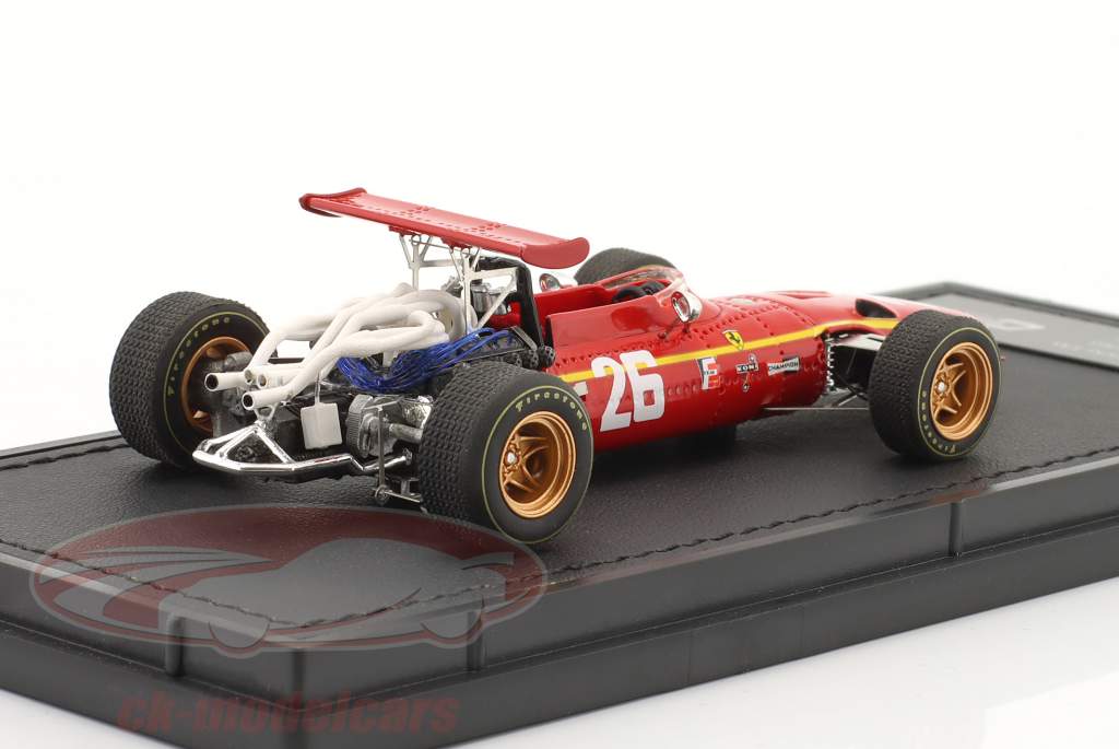 Jacky Ickx Ferrari 312 #26 gagnant Français GP formule 1 1968 1:43 GP Replicas