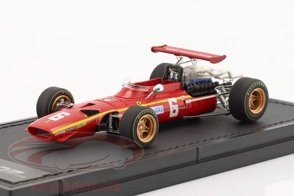 Jacky Ickx Ferrari 312 #6 3ème Britanique GP formule 1 1968 1:43 GP Replicas
