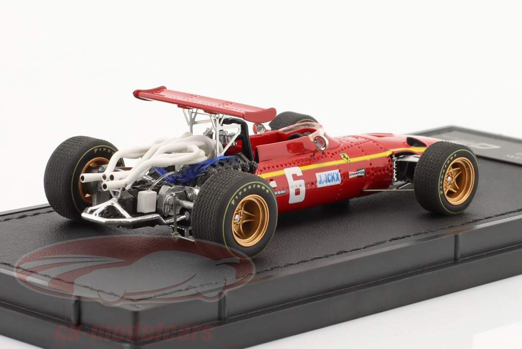 Jacky Ickx Ferrari 312 #6 第三名 英国人 GP 公式 1 1968 1:43 GP Replicas