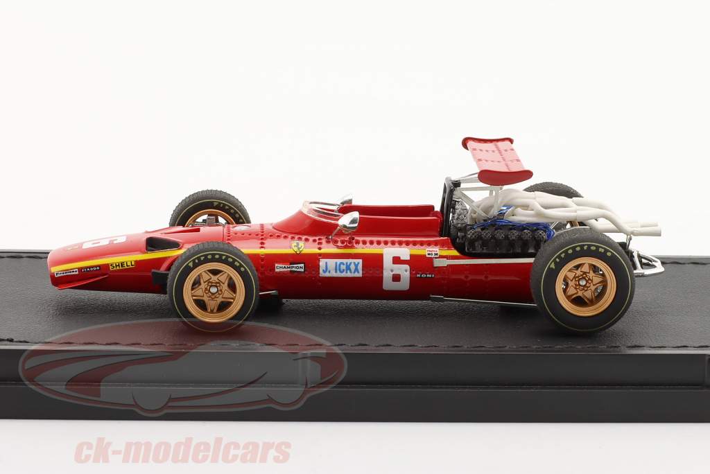 Jacky Ickx Ferrari 312 #6 3rd British GP Formel 1 1968 1:43 GP Replicas