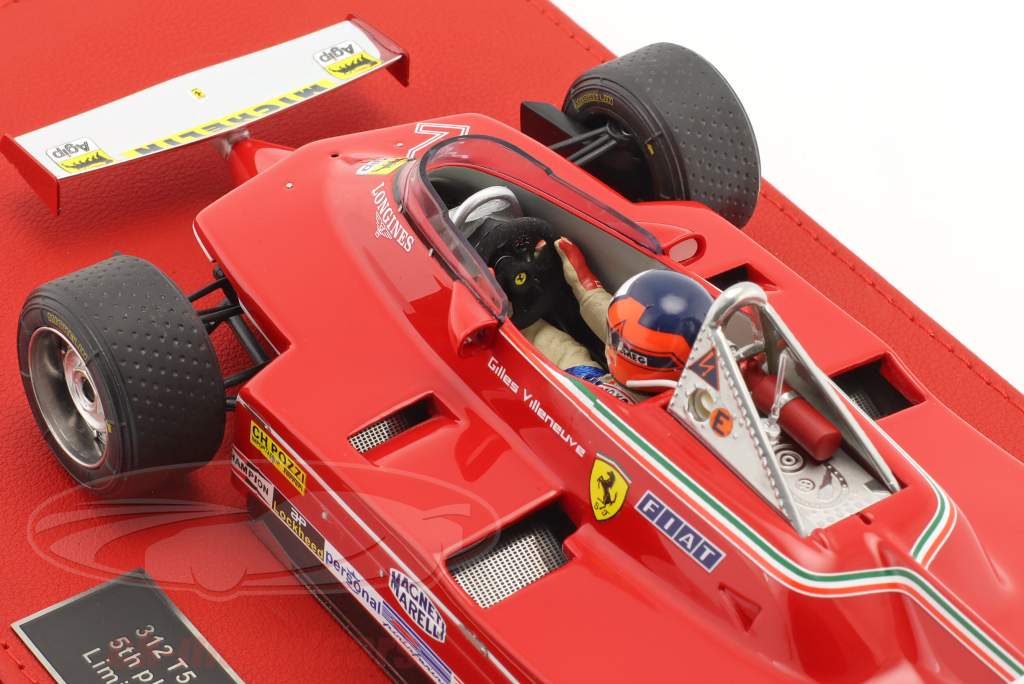 Gilles Villeneuve Ferrari 312T5 #2 5ème Monaco GP formule 1 1980 1:18 GP Replicas