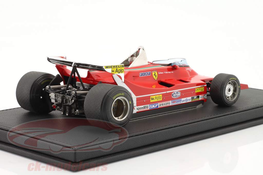 Gilles Villeneuve Ferrari 312T5 #2 5th Monaco GP Formel 1 1980 1:18 GP Replicas