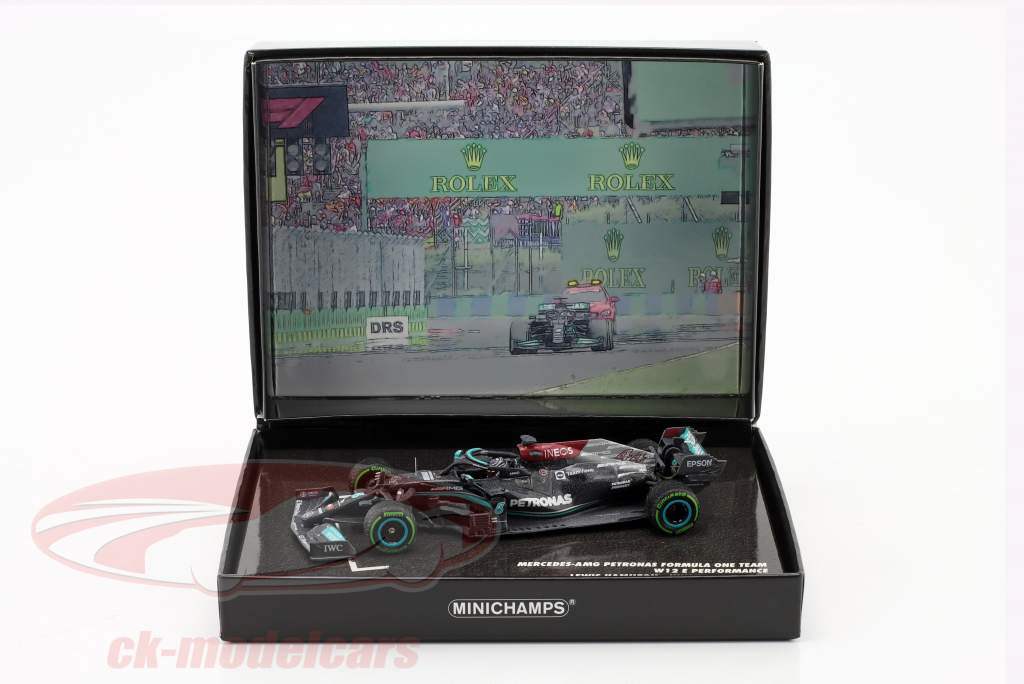 L. Hamilton Mercedes-AMG F1 W12 #44 2e Hongrie GP formule 1 2021 1:43 Minichamps