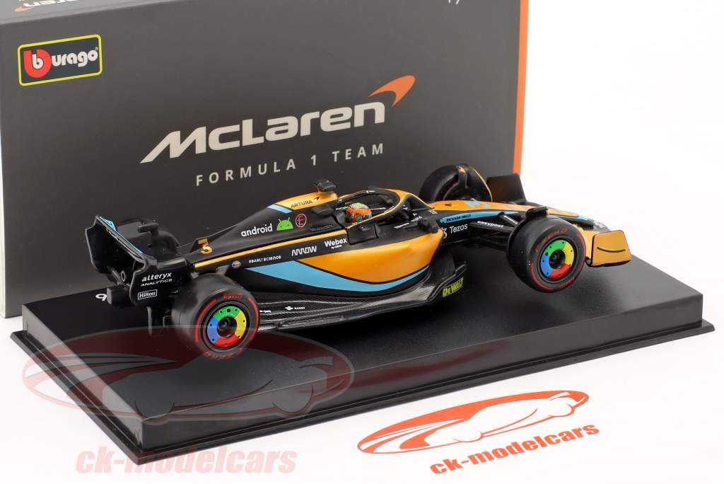 Daniel Ricciardo McLaren MCL36 #3 Australia GP formula 1 2022 1:43 Bburago