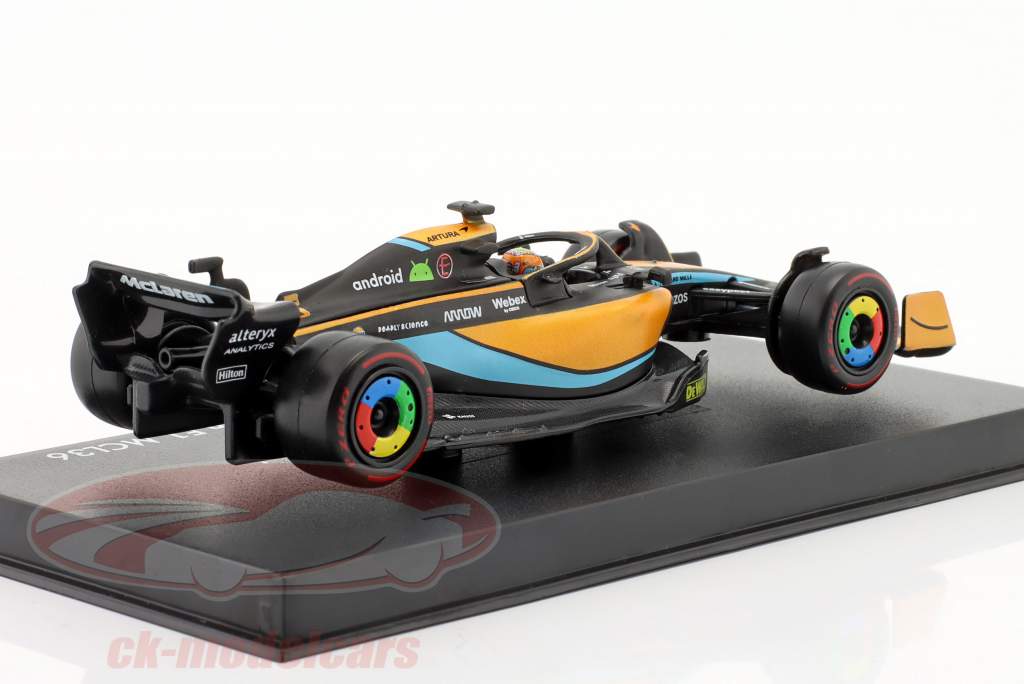 Daniel Ricciardo McLaren MCL36 #3 Australia GP fórmula 1 2022 1:43 Bburago