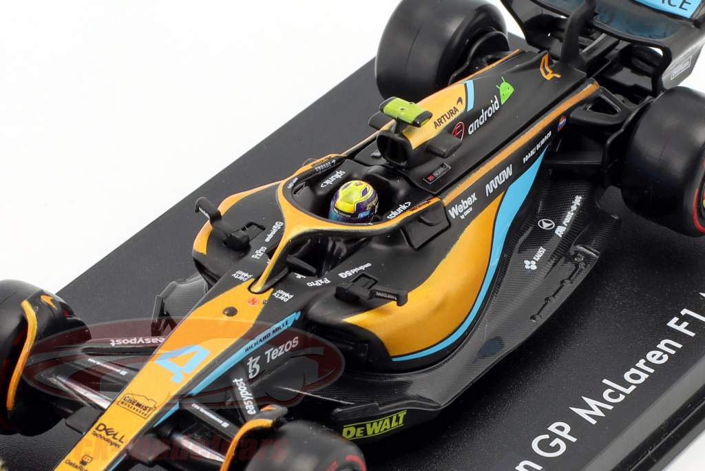 Lando Norris McLaren MCL36 #4 Australia GP fórmula 1 2022 1:43 Bburago