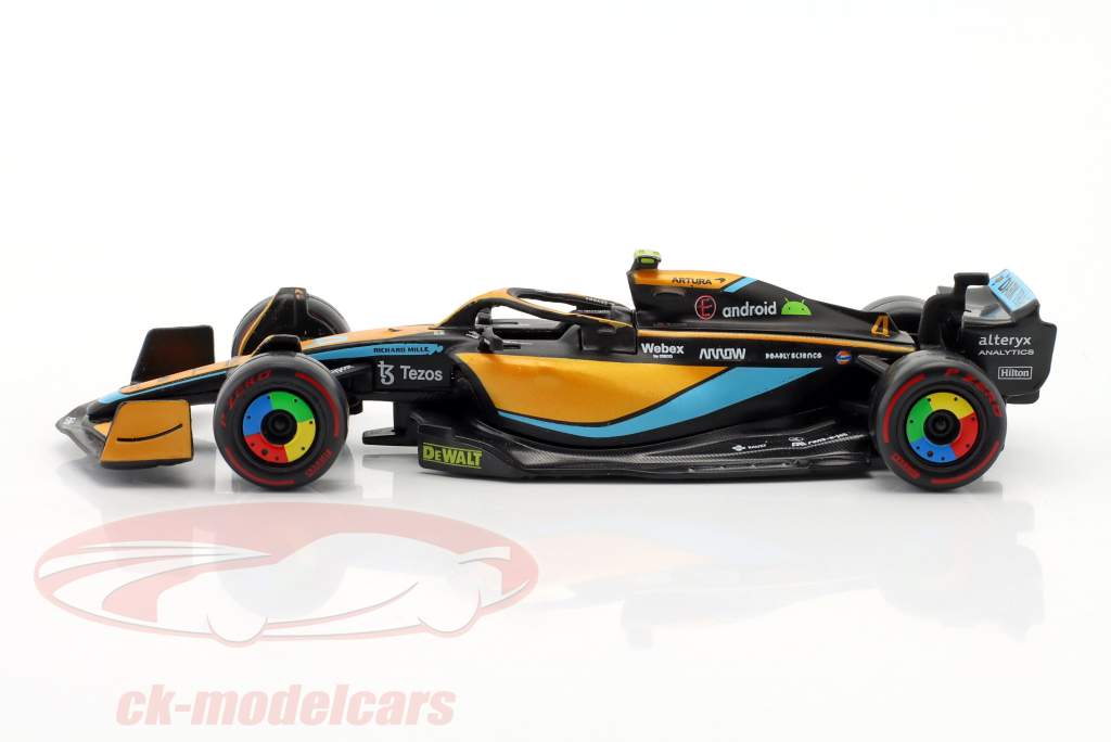 Lando Norris McLaren MCL36 #4 Австралия GP формула 1 2022 1:43 Bburago