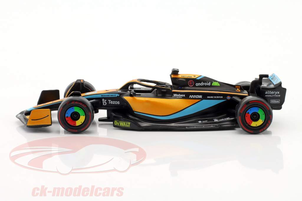 Daniel Ricciardo McLaren MCL36 #3 Australien GP formel 1 2022 1:43 Bburago