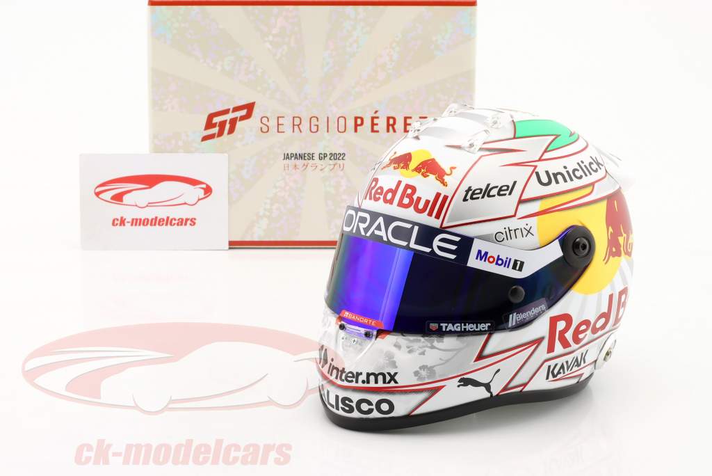 Sergio Perez Red Bull Racing #11 2 Japan GP formel 1 2022 1:2 Schuberth
