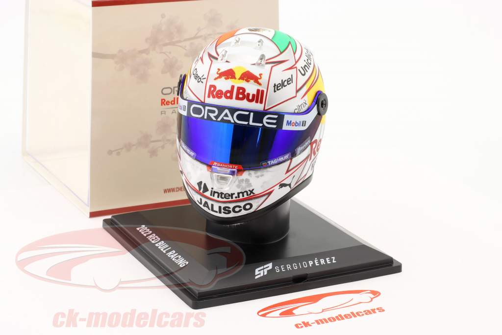 Sergio Perez Red Bull Racing #11 2 Japan GP formel 1 2022 1:4 Schuberth