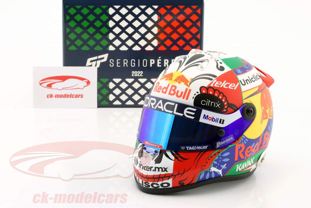 Sergio Perez Red Bull Racing #11 3 Mexico GP formel 1 2022 1:2 Schuberth