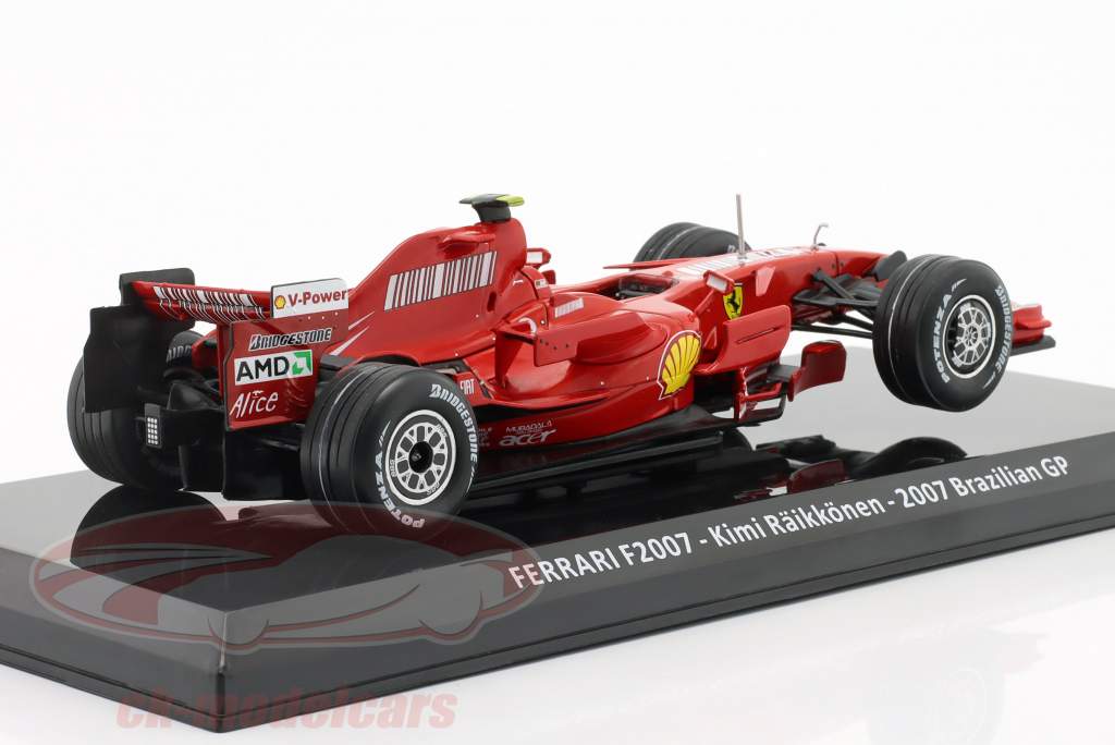 Kimi Räikkönen Ferrari F2007 #6 fórmula 1 Campeón mundial 2007 1:24 Premium Collectibles