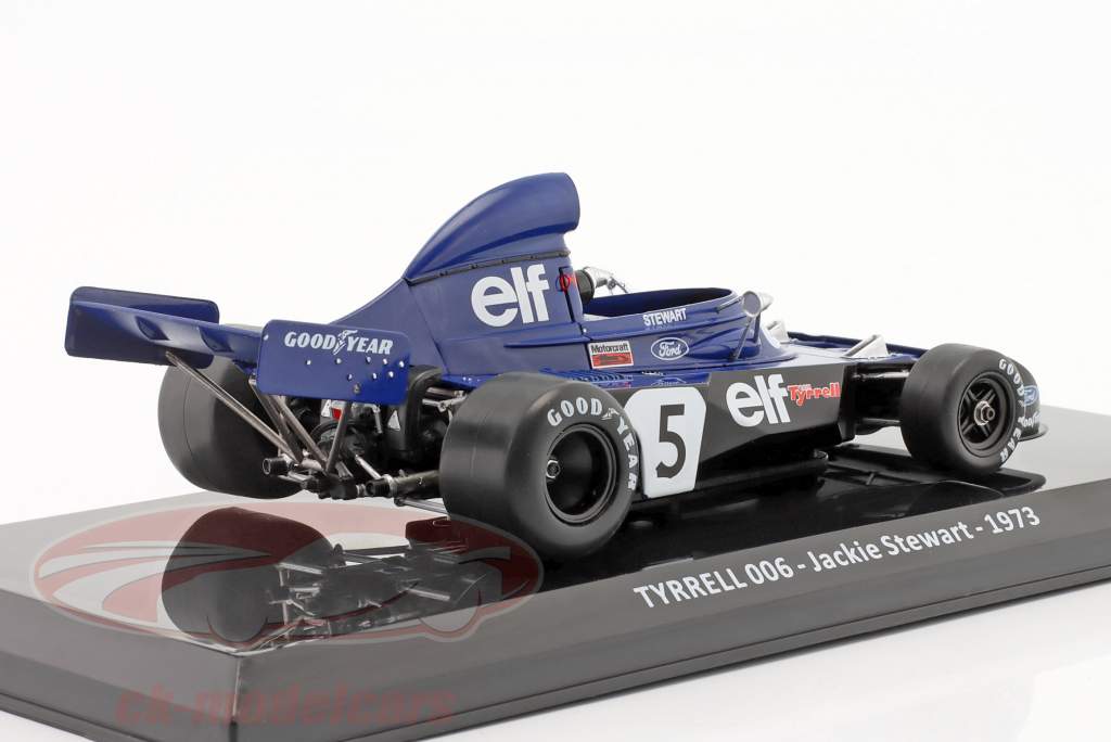 Jackie Stewart Tyrrell 006 #5 formula 1 World Champion 1973 1:24 Premium Collectibles