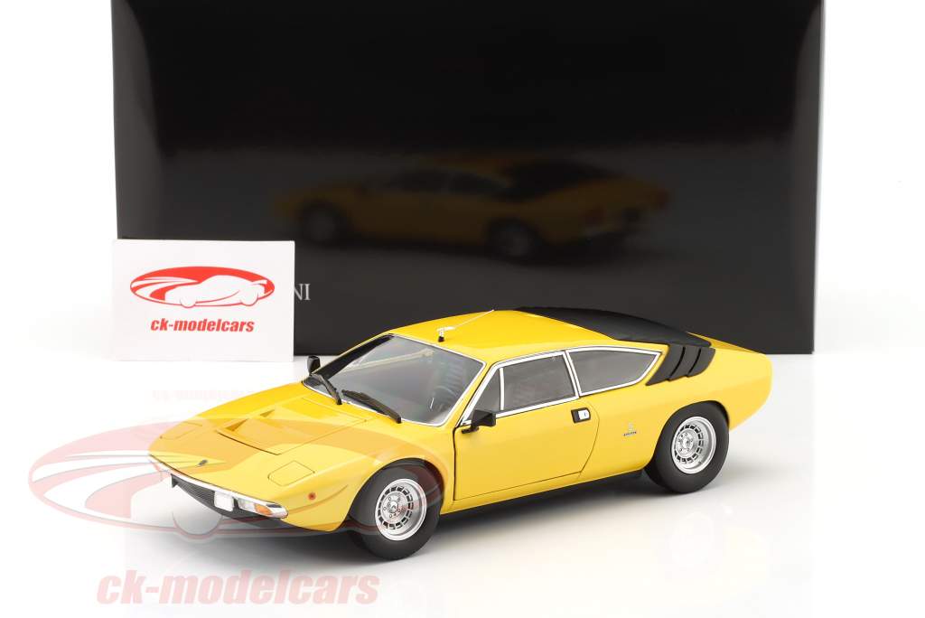 Lamborghini Urraco P250 Año de construcción 1973 amarillo 1:18 Kyosho