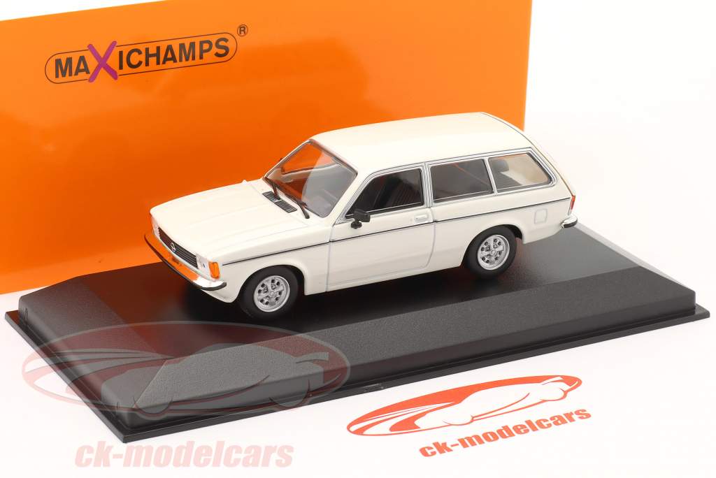 Opel Kadett C Caravan Año de construcción 1978 blanco 1:43 Minichamps
