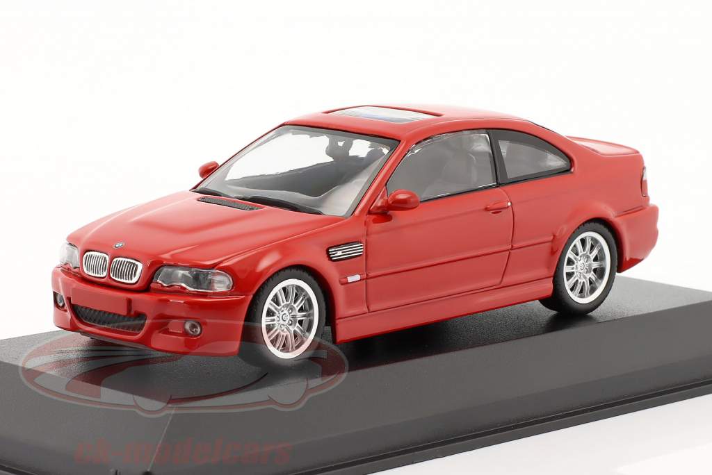 BMW M3 (E46) Coupe Anno di costruzione 2001 rosso 1:43 Minichamps